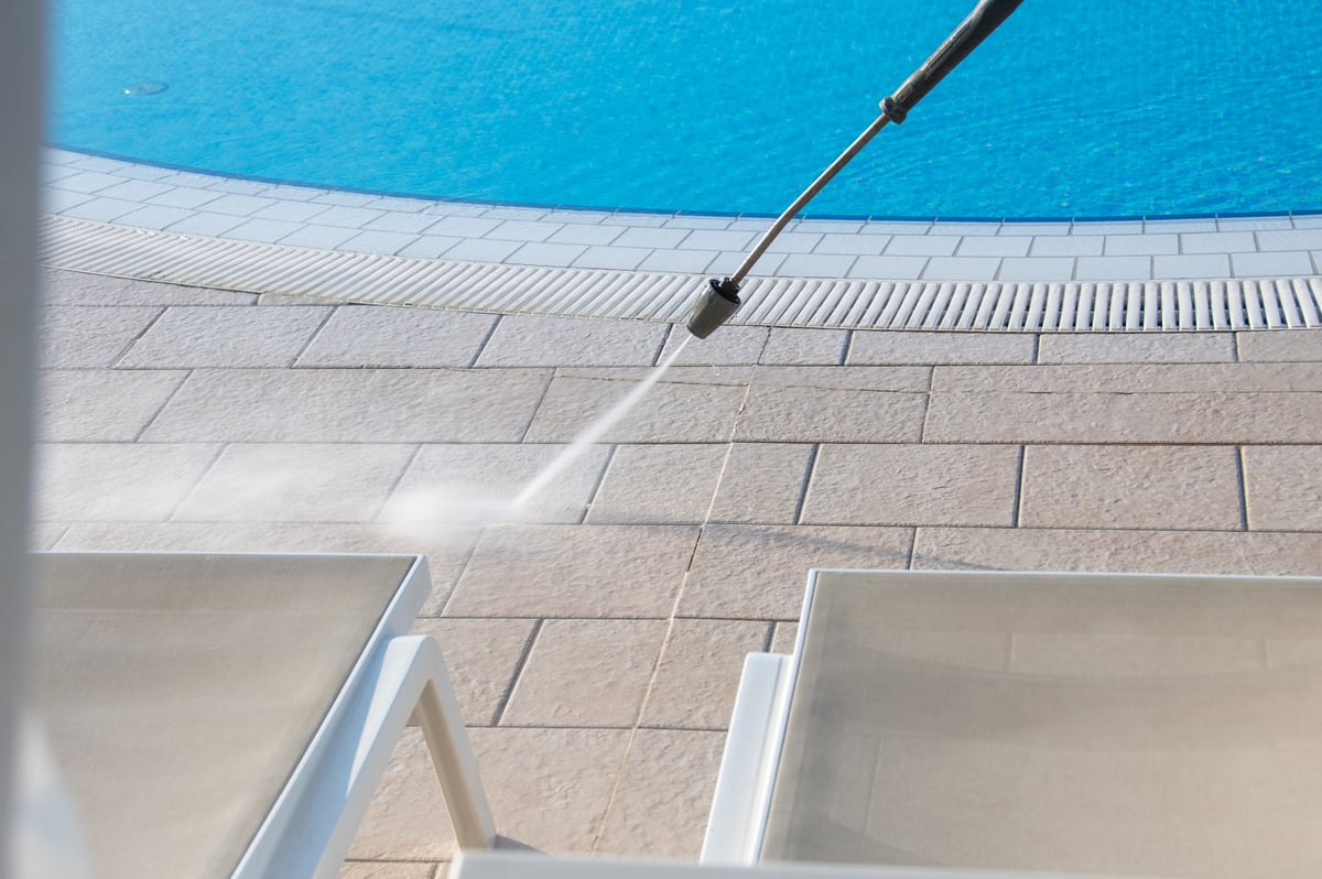 Professional soft washing equipment